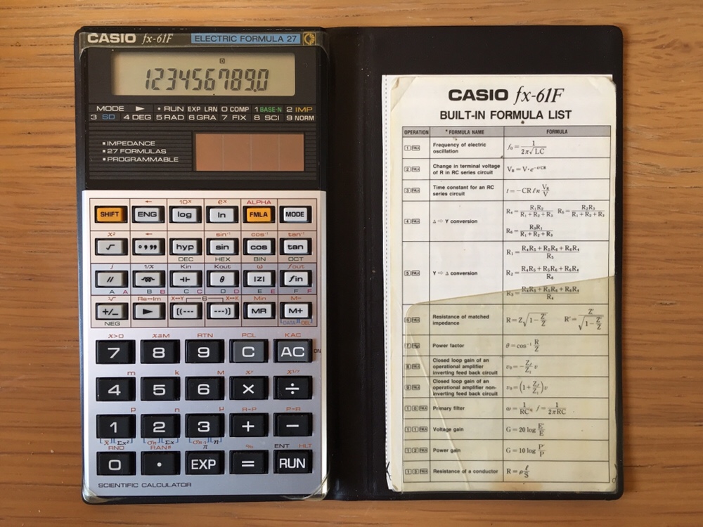 Casio fx-61F Electronic Formula 27 Calculator | Guvvy